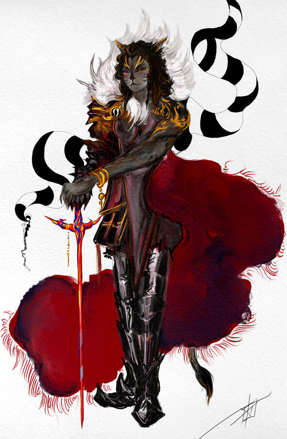 Amano art by zanarkands (@zanarkands.bsky.social)